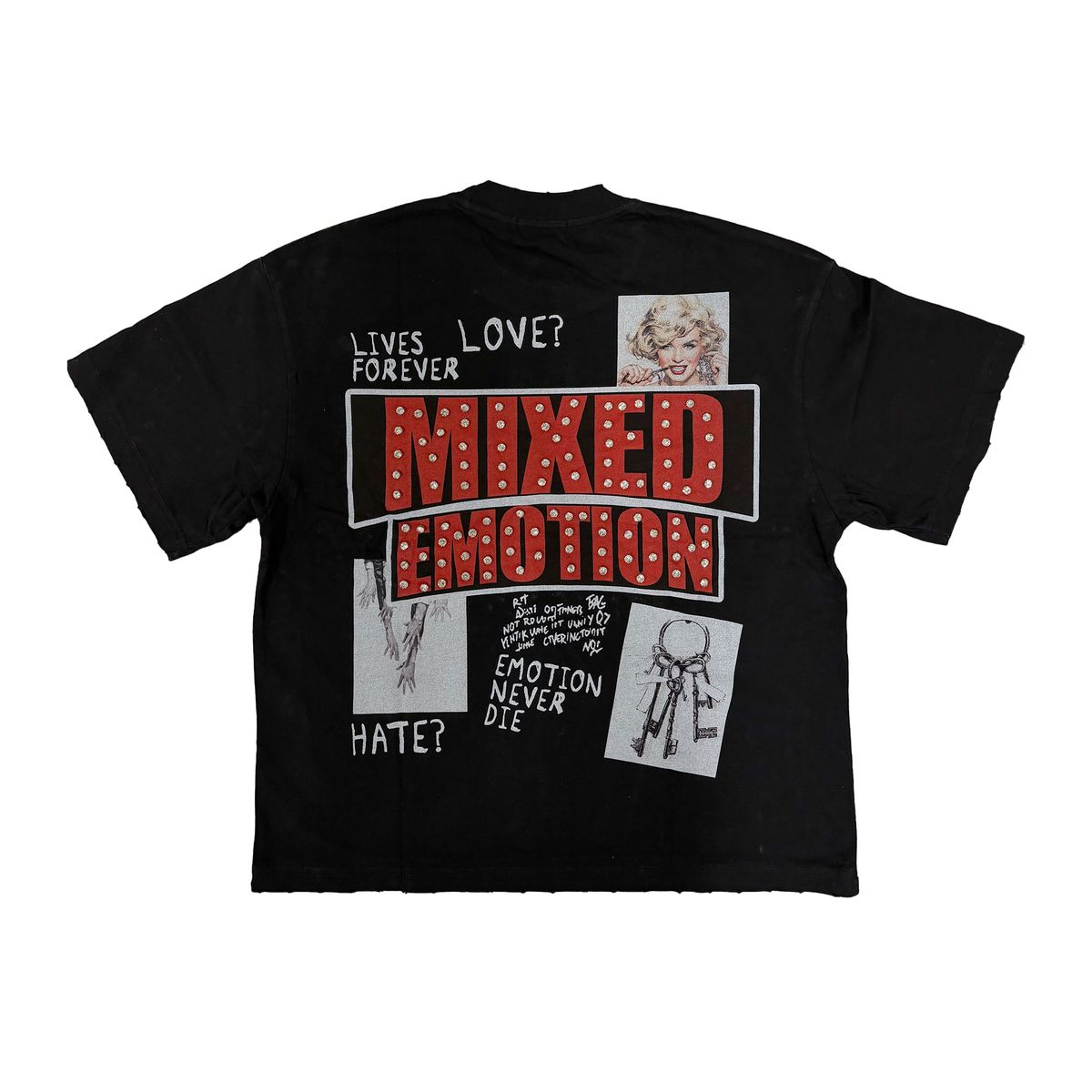 Mixed Emotions - Black"Lost Identity" Shirt
