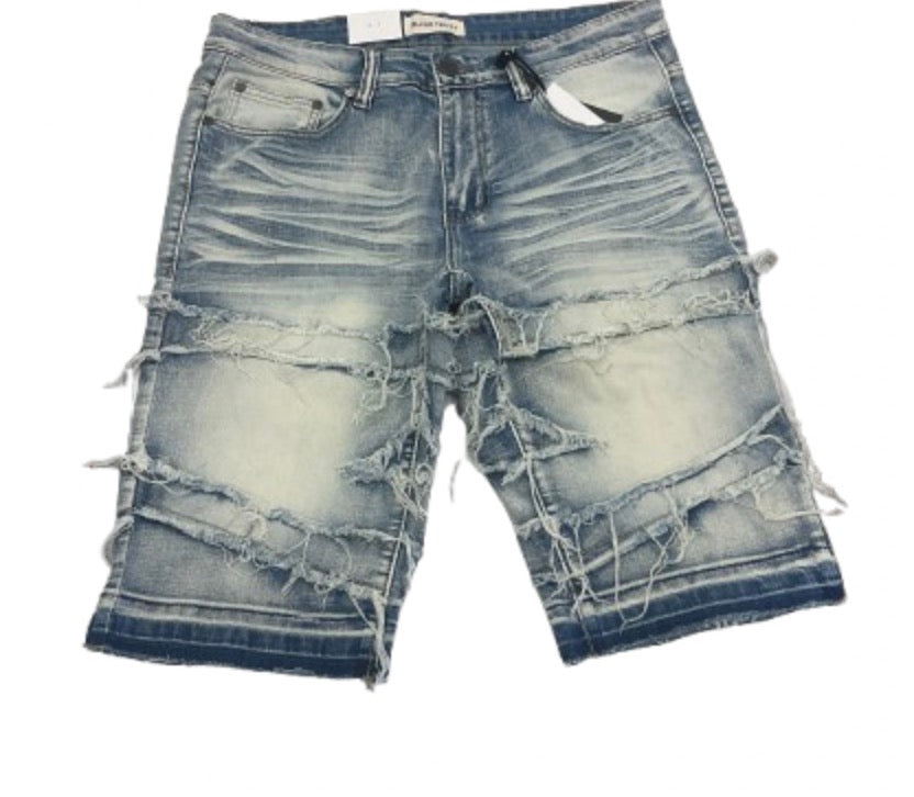 Blind Trust - BTS25370 - Ice Blue Jean Shorts