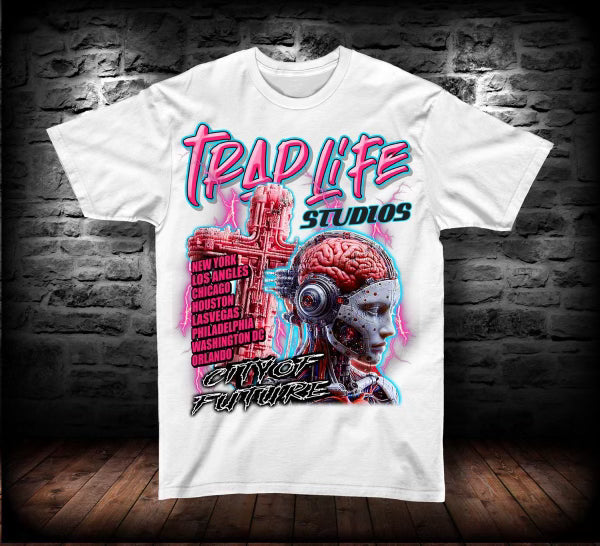 Game Changers - Studios Trap Life White T Shirt