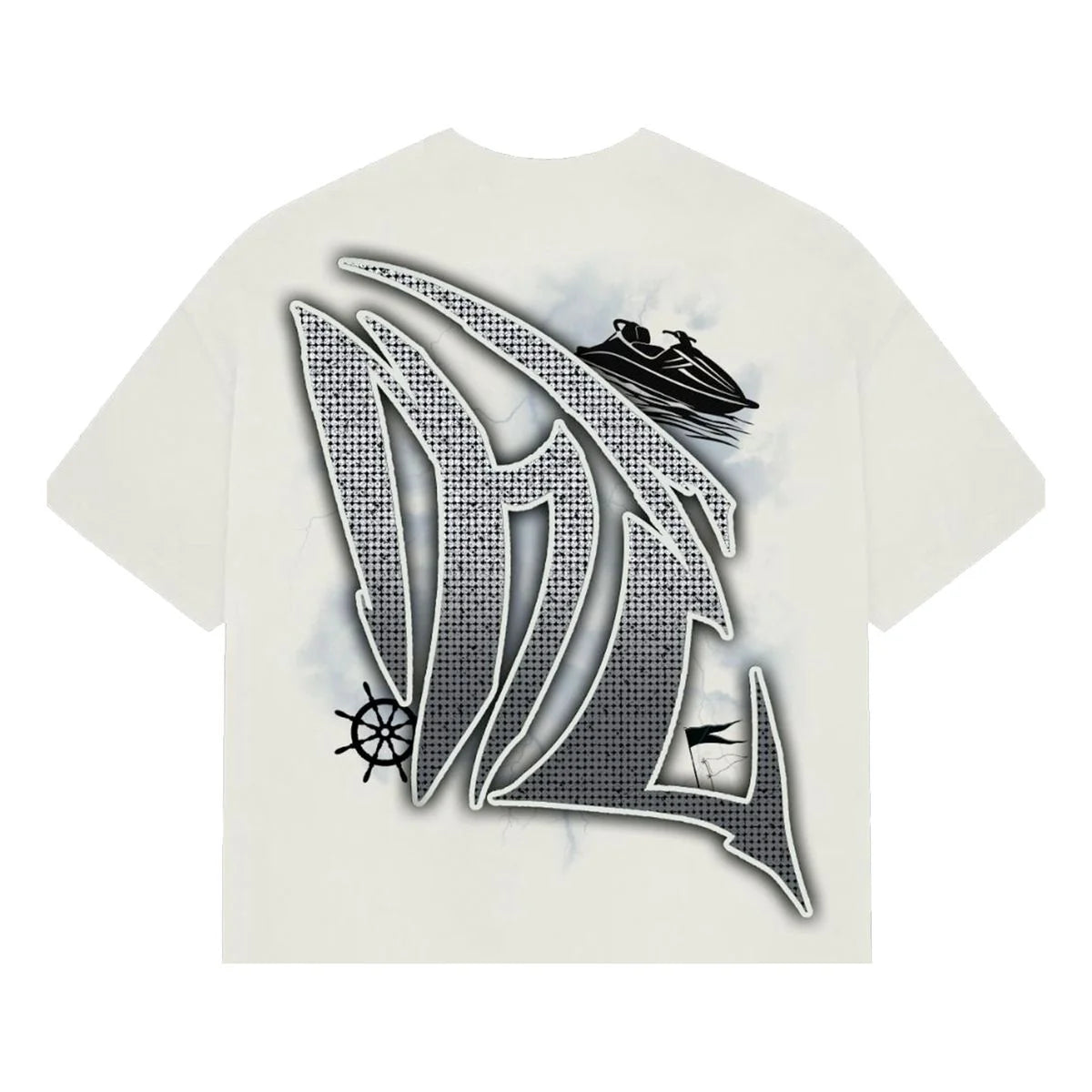Mixed Emotions - White "Jetski" Shirt