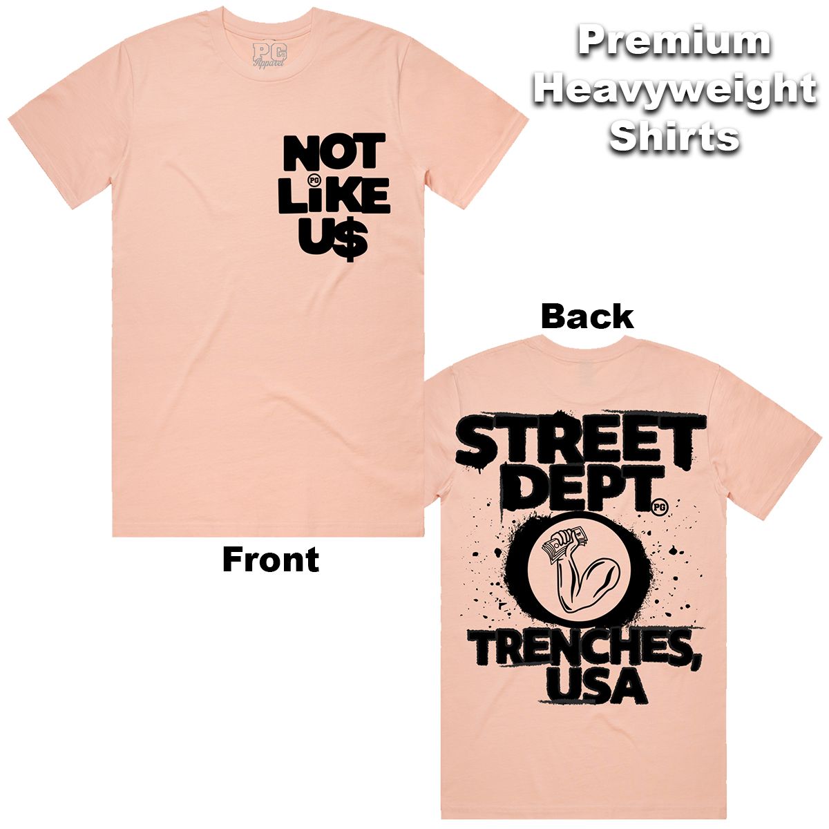 Street Dept -  Pink “Not Like Us” Shirt