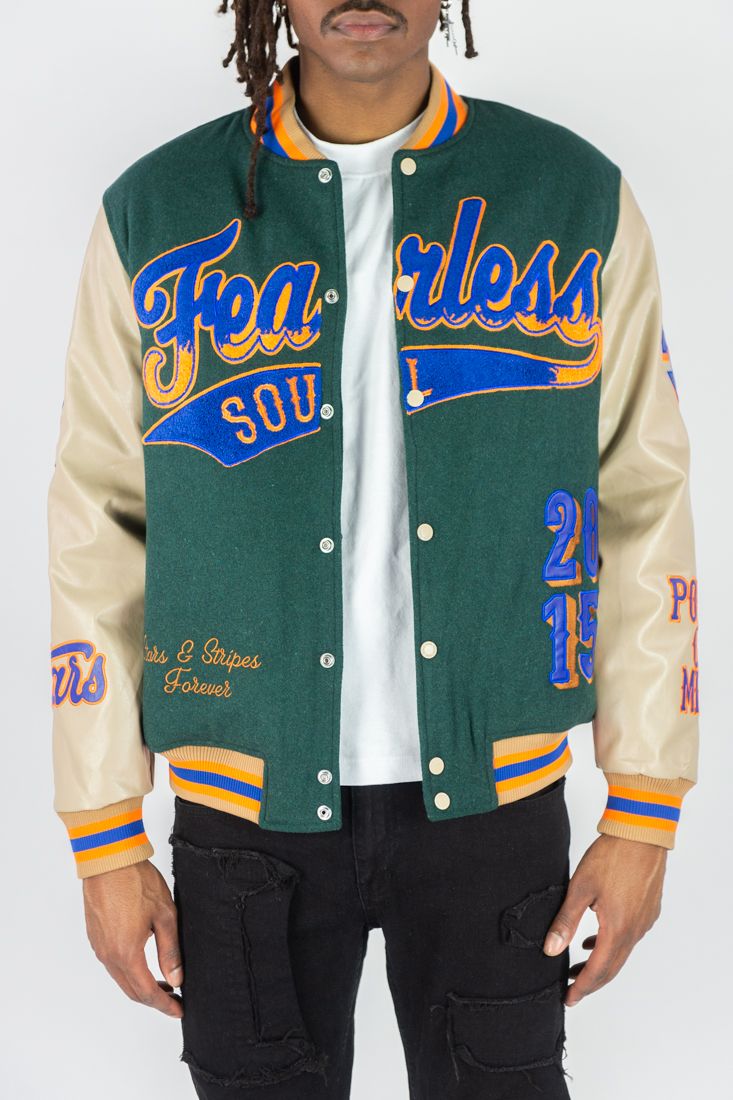 REBEL MINDS - FEARLESS SOUL MELTON JACKET