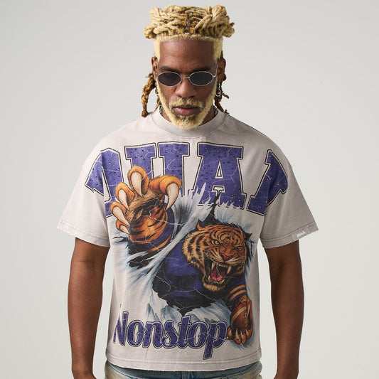 Duaa - Light Grey "Tiger" Shirt