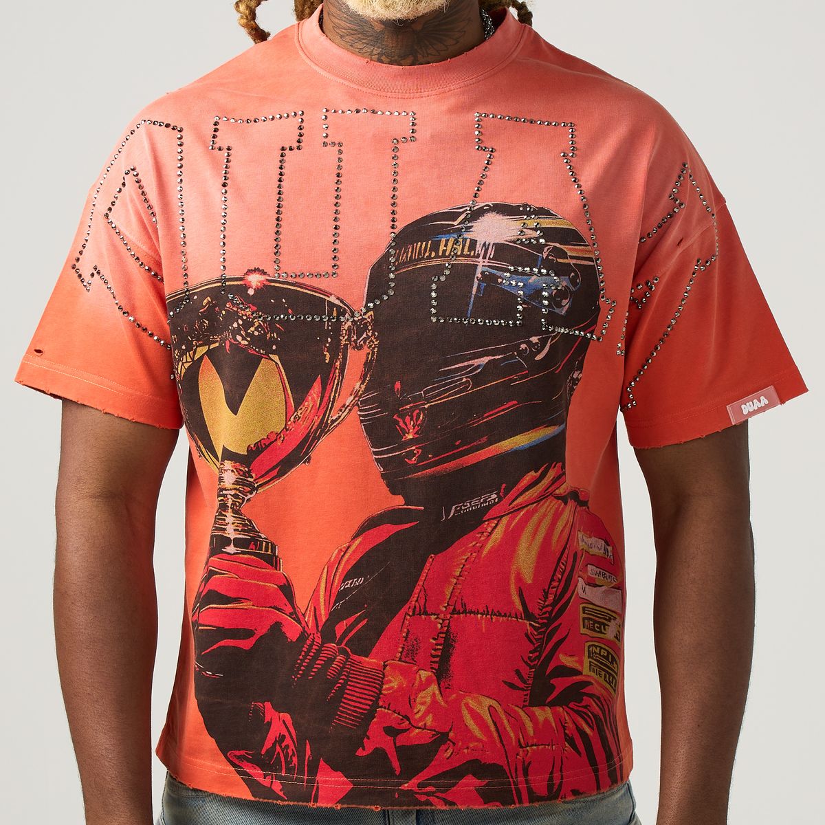 Duaa - Orange "Driver" Shirt