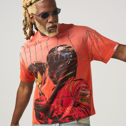 Duaa - Orange "Driver" Shirt