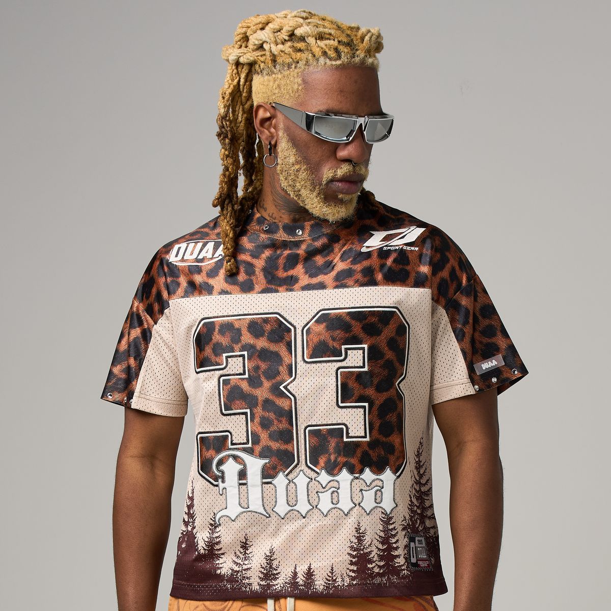 Duaa - Brown "Cheetah" Shirt