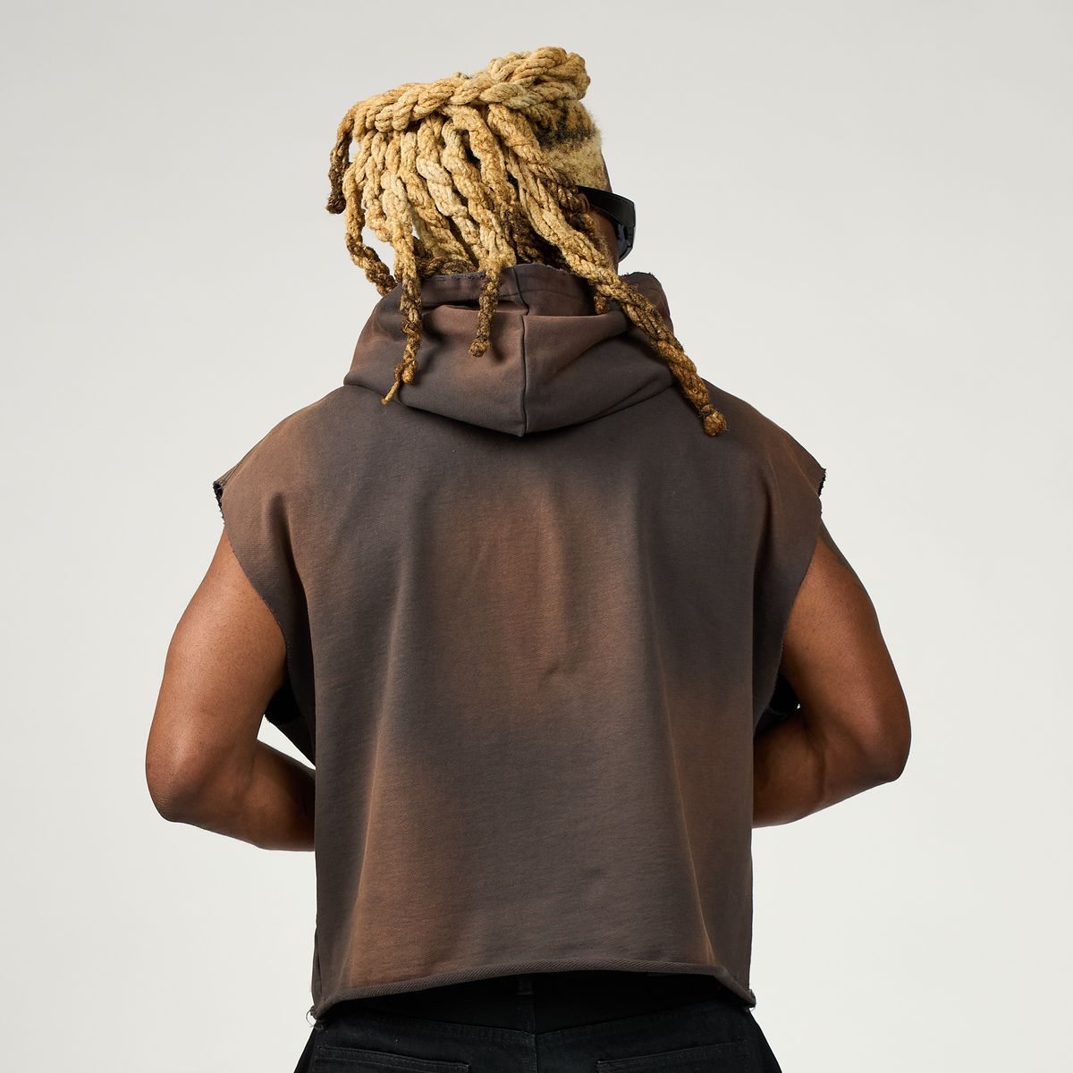 Duaa -  Grey Wash "Blade" Hoodie