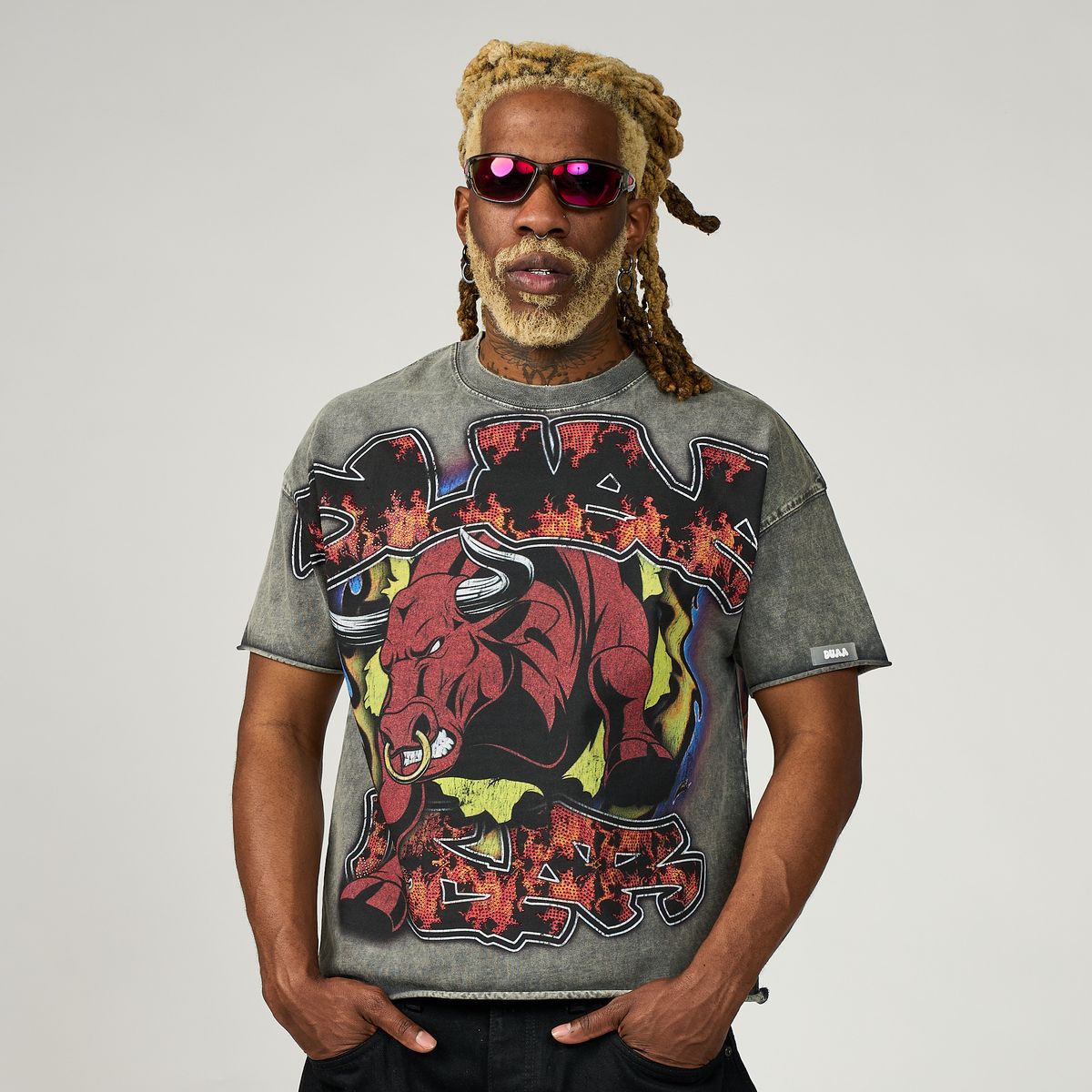 Duaa - Grey "Bullish" Shirt