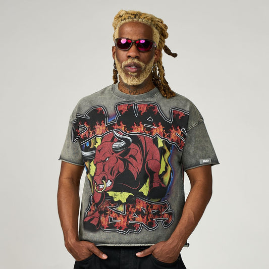 Duaa - Grey "Bullish" Shirt
