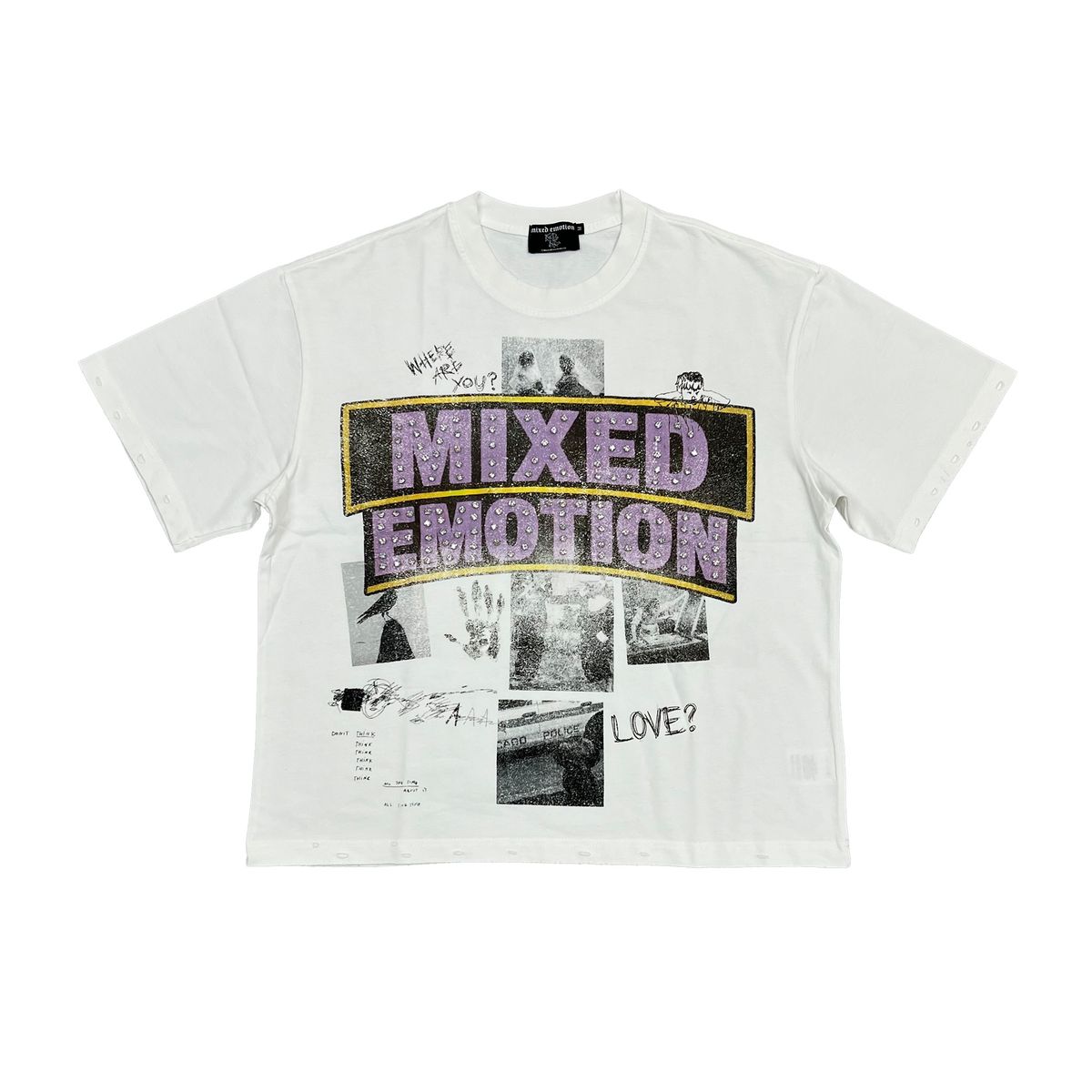 Mixed Emotions - White "Lost Identity" Shirt