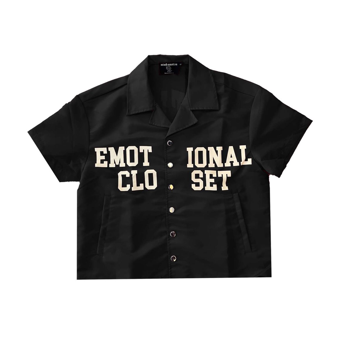 Mixed Emotions - Black "Backyard" Nylon Shirt