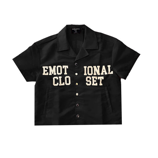 Mixed Emotions - Black "Backyard" Nylon Shirt