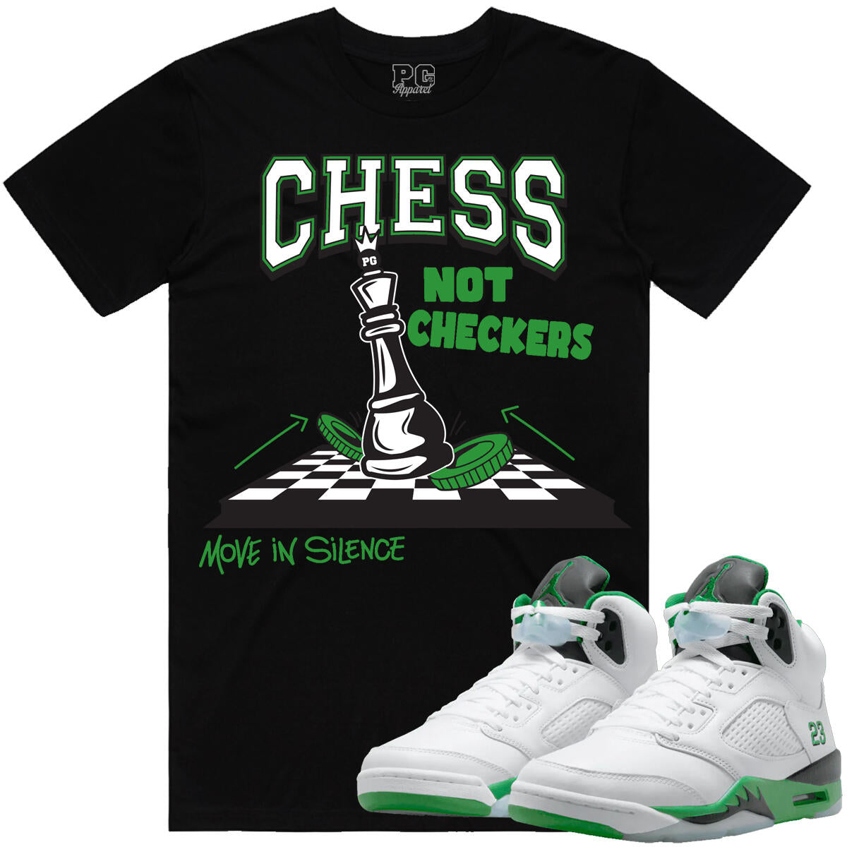 POG -  Black “Chess Not Checkers “ Tshirt