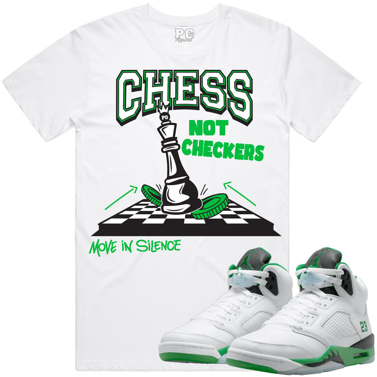 POG - White “Chess Not Checkers” Tshirt
