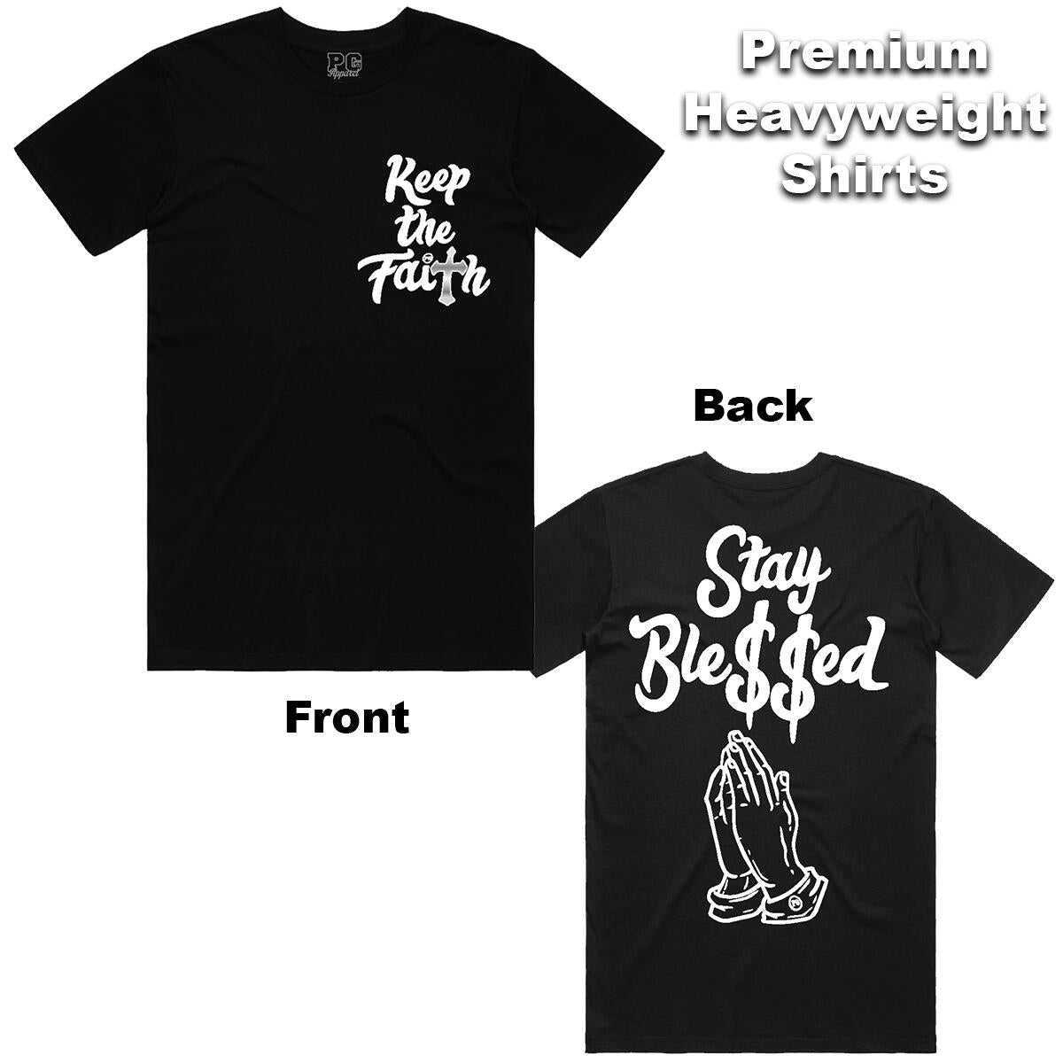 POG - Black/ White “Stay Blessed” Shirt