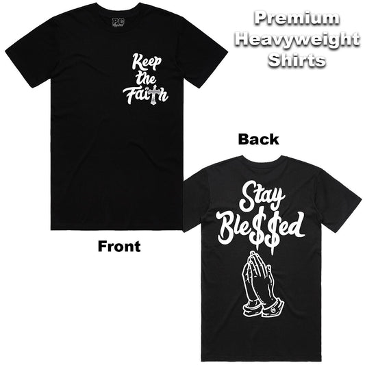 POG - Black/ White “Stay Blessed” Shirt