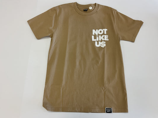 Street Dept- Khaki “Not Like Us” Shirt