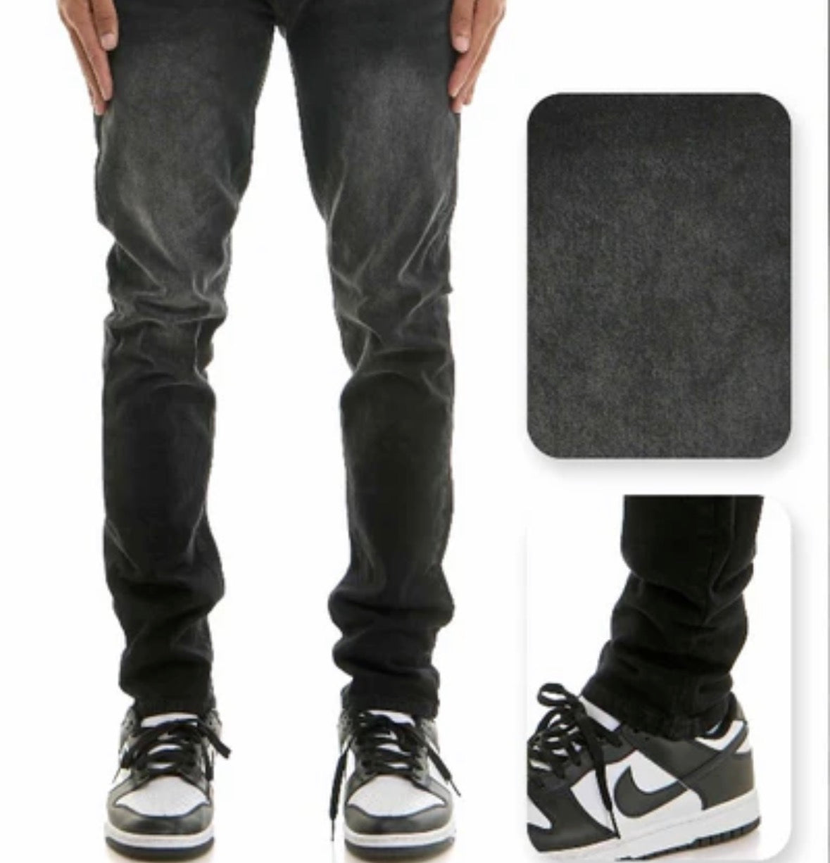 KDNK- SK103- Black Skinny Jean