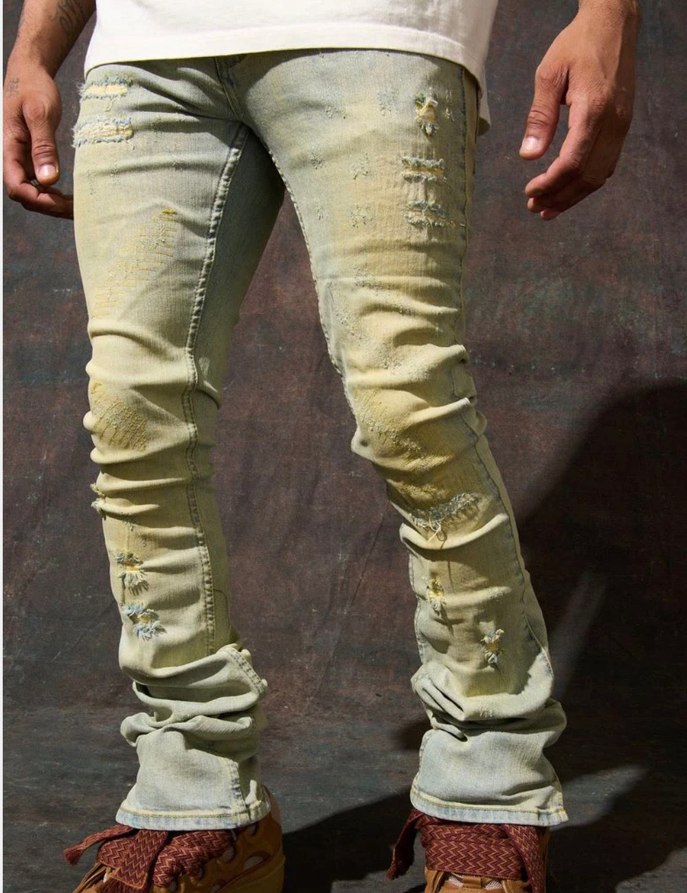 Serenade- Tierra Stacked Jeans
