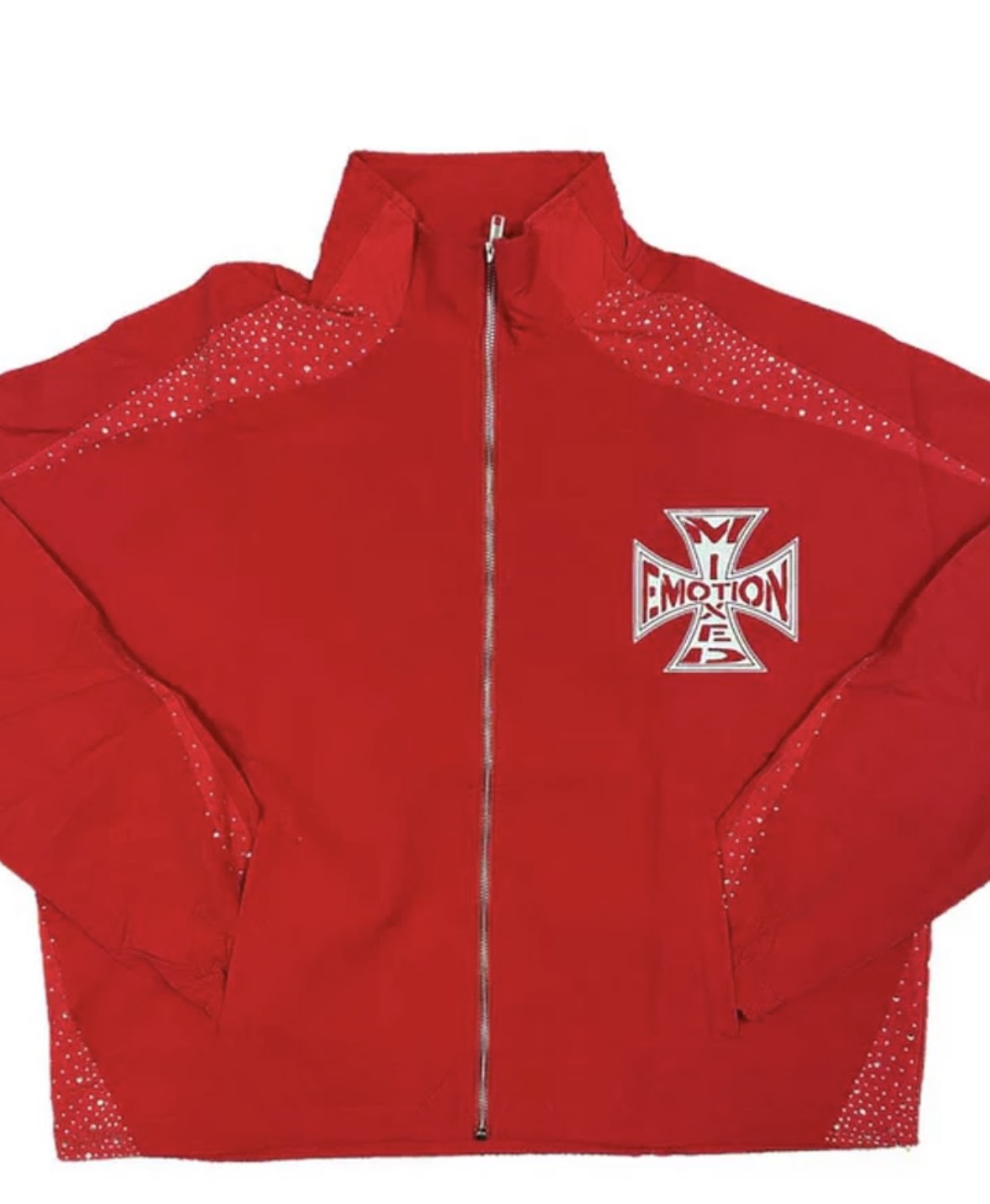 Mixed Emotions - Red "West Coast" Nylon Jacket