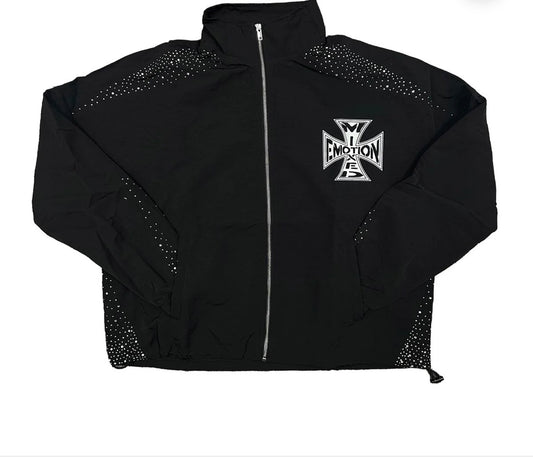 Mixed Emotions - Black "West Coast" Nylon Jacket