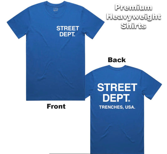 Street Dept - Royal Blue "Street Dept" Shirt