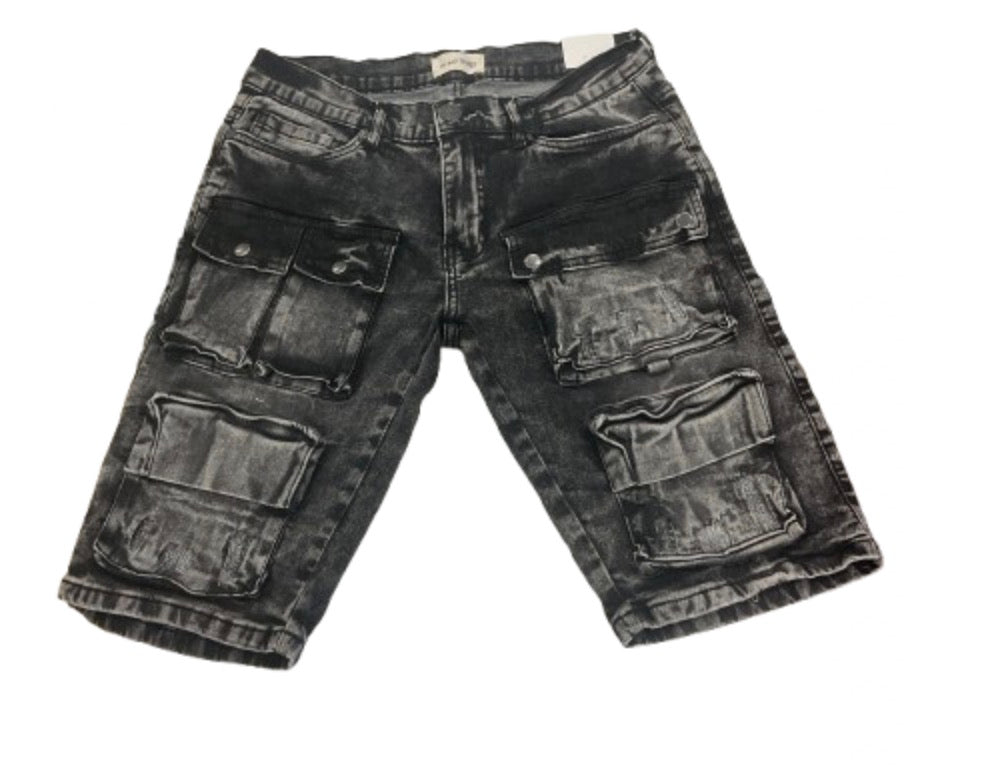 Blind Trust - BTS25411 - Black Wash Jean Shorts