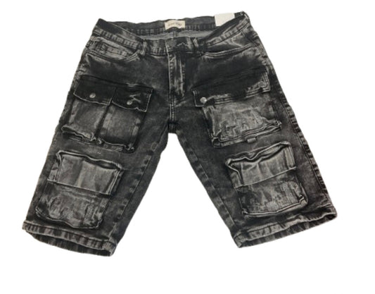 Blind Trust - BTS25411 - Black Wash Jean Shorts