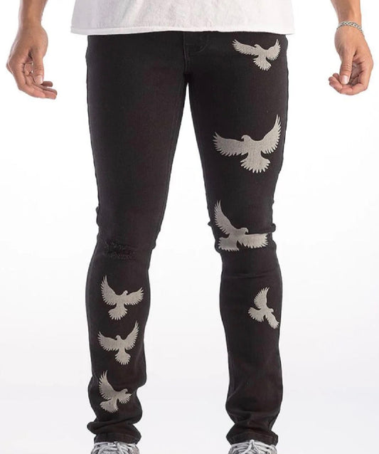 KINDRED- KD2200 -Jet Black Jeans (EAGLES)
