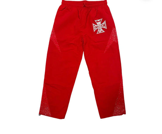 Mixed Emotions - Red "West Coast" Nylon Pants