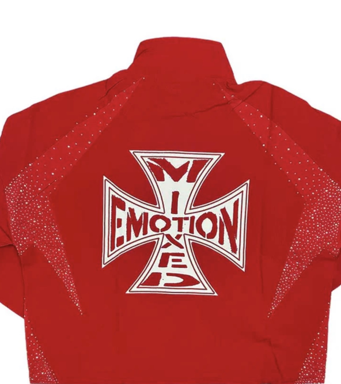 Mixed Emotions - Red "West Coast" Nylon Jacket