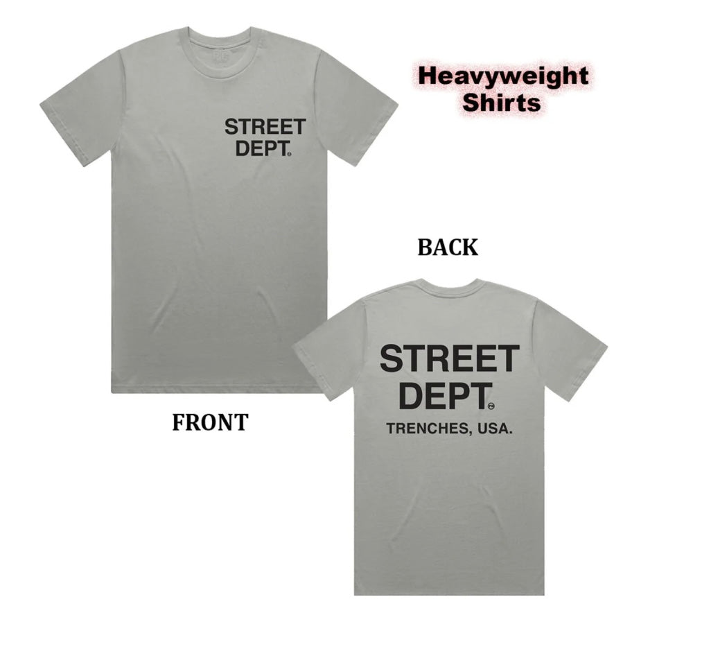 Street Dept - Stormy Grey/Black “Street Dept“ Shirt