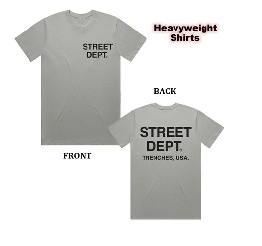 Street Dept - Stormy Grey/Black “Street Dept“ Shirt