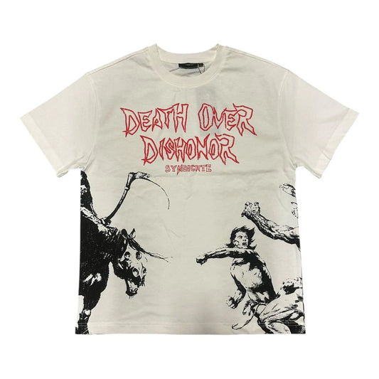 Syndicate - Off White/Red "Death Over Dishonor" Shirt