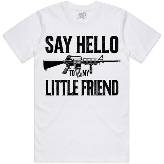 SNKR - White “Say Hello” Shirt