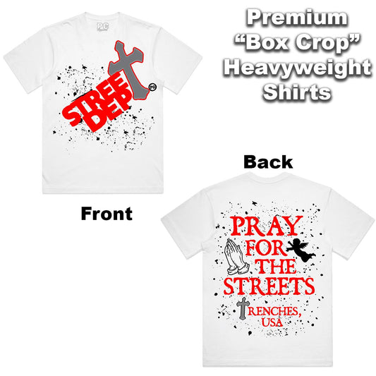 Street Dept - White/Red "Silver Cross" Shirt