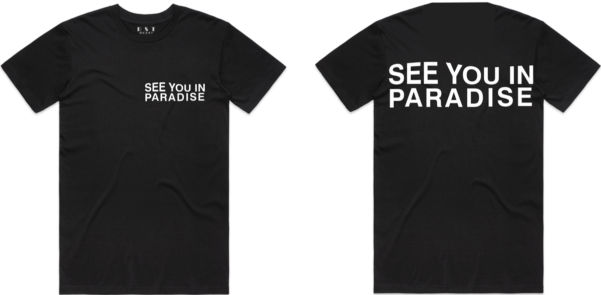Beast - Black "See You In Paradise" Shirt