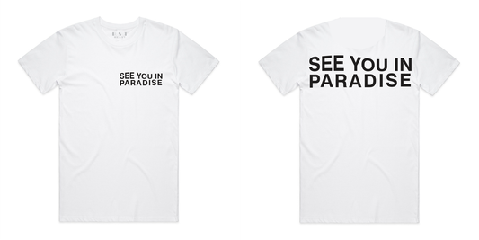Beast - White "See You In Paradise" Shirt