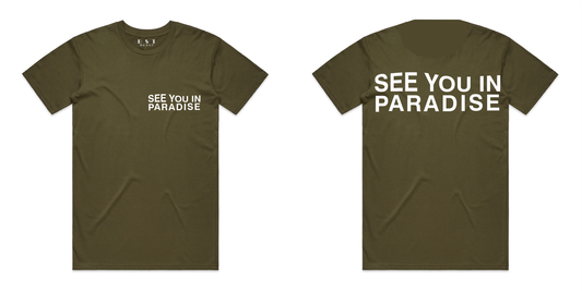 Beast - Olive Green “See You In Paradise" Shirt