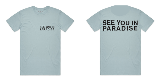 Beast - Pale Blue "See You In Paradise" Shirt