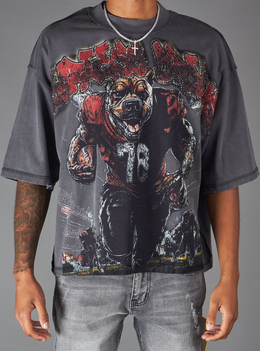 Young Saint - Grey "Football" Shirt