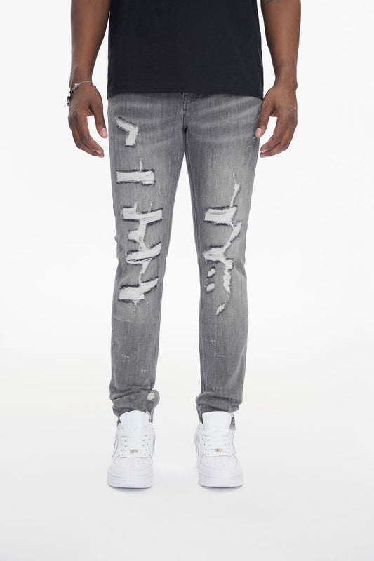 Anom - Rosewood Light Grey Jeans