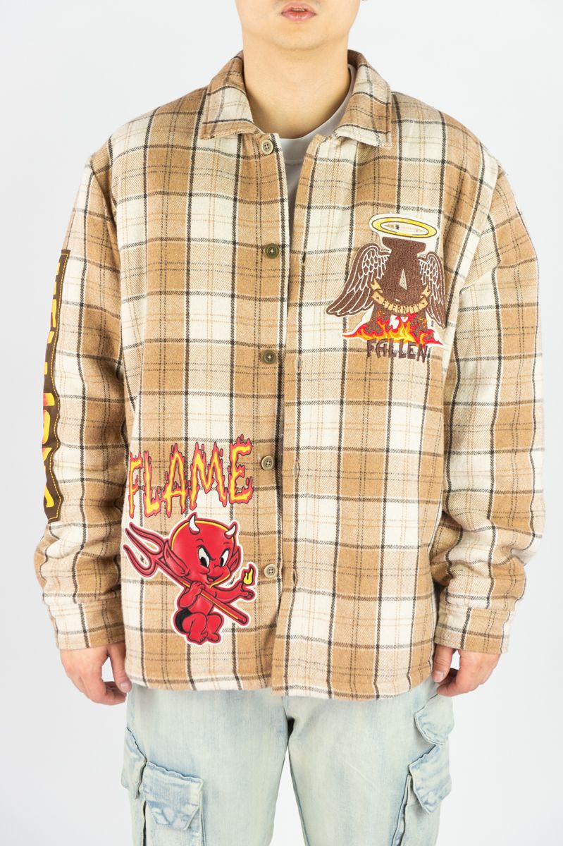 Rebel Minds - Fallen Angel  Tan Fleece