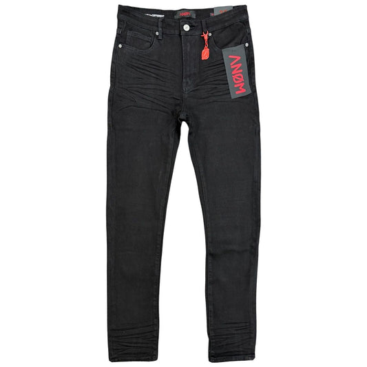 Anom-Jet Black 360 Skinny Jeans
