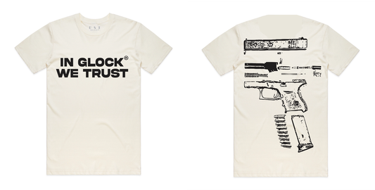 Beast - White "In Glock We Trust" Shirt