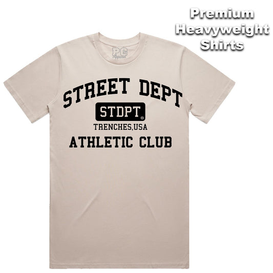 Street Dept - Tan/Black “Athletic Club" Shirt