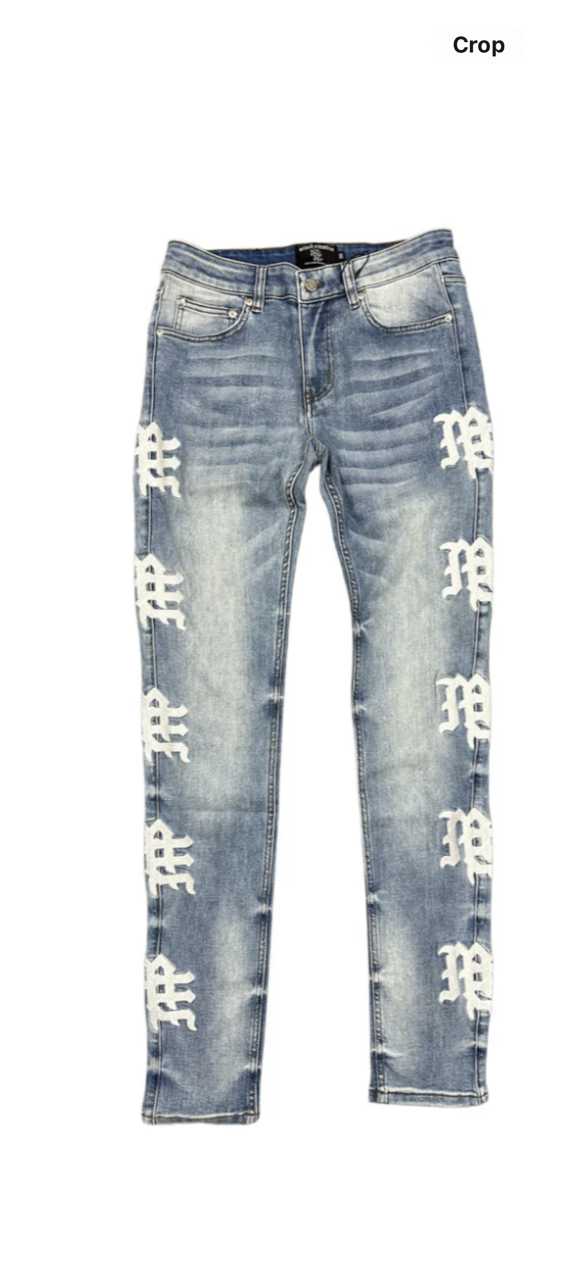 Mixed Emotions - Denim Blue Wash Jeans