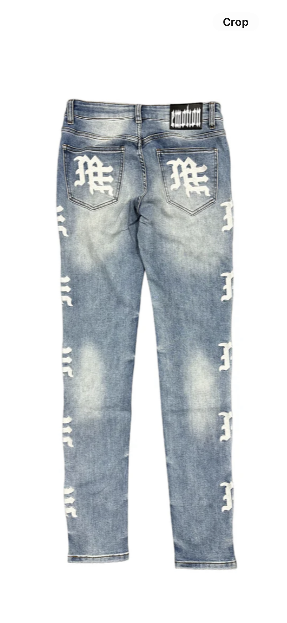 Mixed Emotions - Denim Blue Wash Jeans