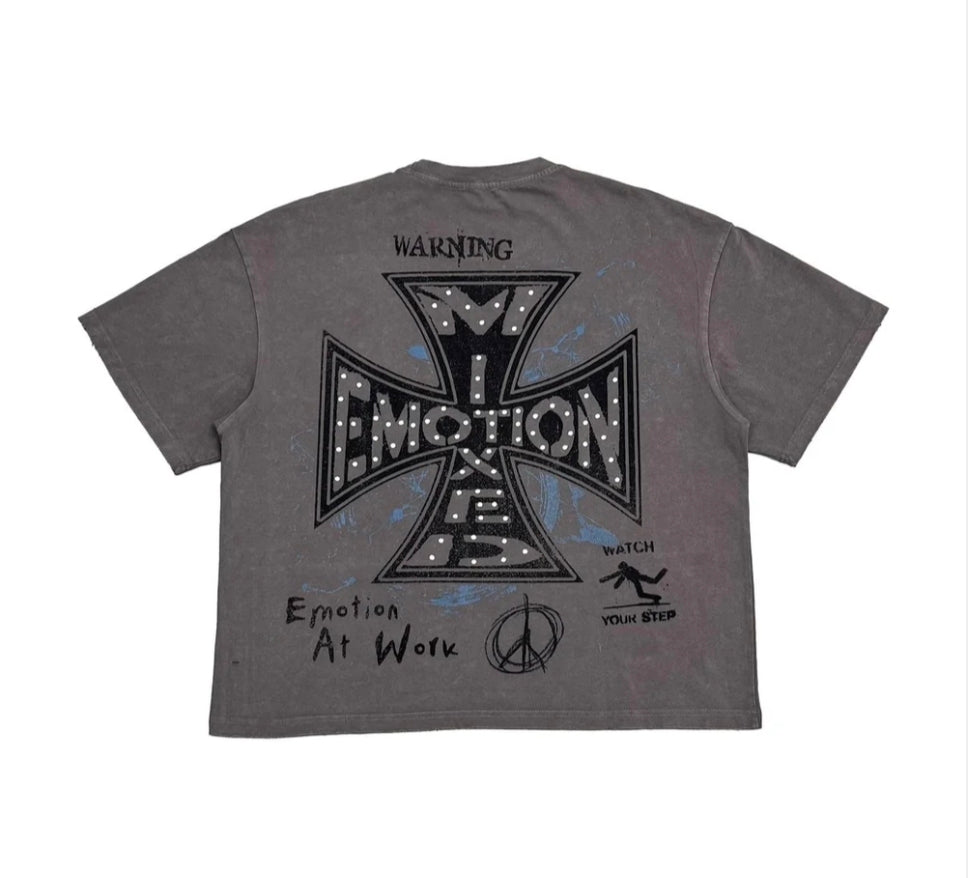 Mixed Emotion - Grey "Friends" Shirt