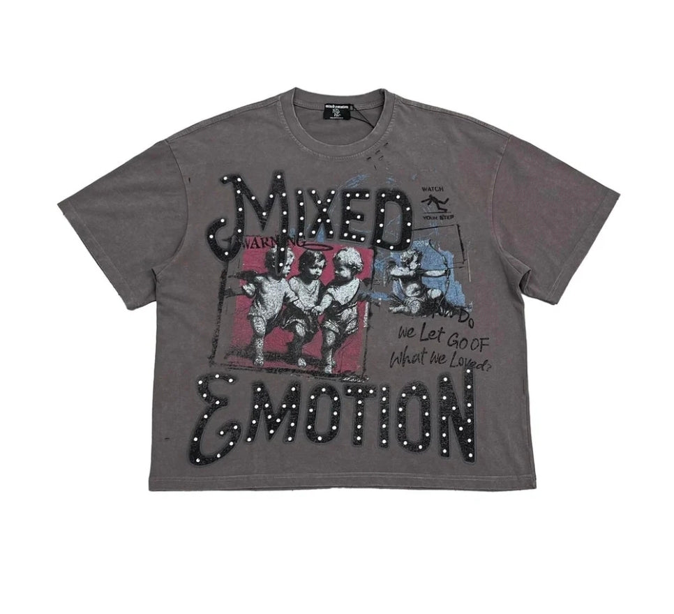 Mixed Emotion - Grey "Friends" Shirt